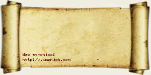 Andreja Bzenić vizit kartica